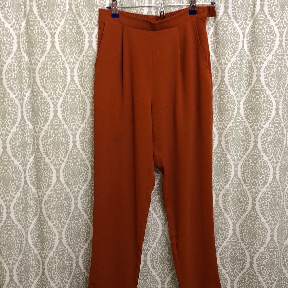 Burnt orange American Apparel trousers